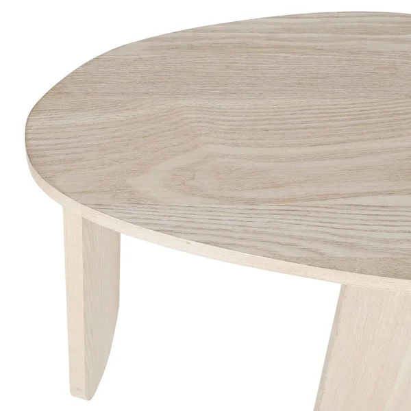 SEMA DESIGN Table Appoint Effet Bois Naturel – Folky 3