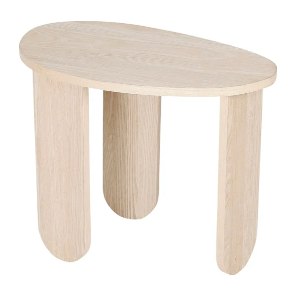 SEMA DESIGN Table Appoint Effet Bois Naturel – Folky 4