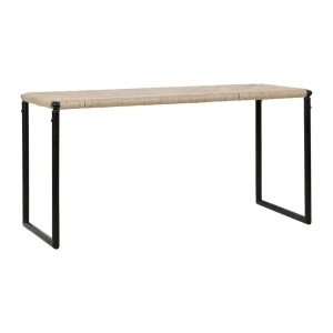 SEMA DESIGN Banc En Jute Naturel Et Fer Noir – Madeira 8