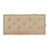 Comptoir De Famille Matelas Capitonné Chambray Beige En Coton 13