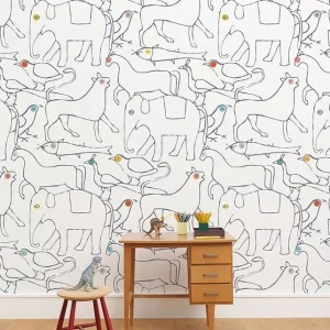 Bien Fait Papier Peint Animals – 2×91,4×280 Cm 6