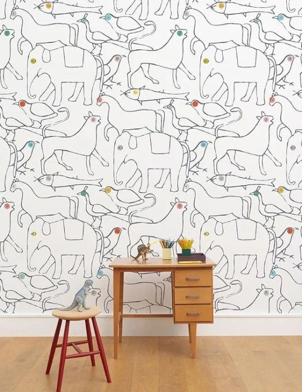 Bien Fait Papier Peint Animals – 2×91,4×280 Cm 3