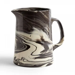 Hay Pichet En Porcelaine Et Grès Blanc Effet Marbré / Marbled Jug 8