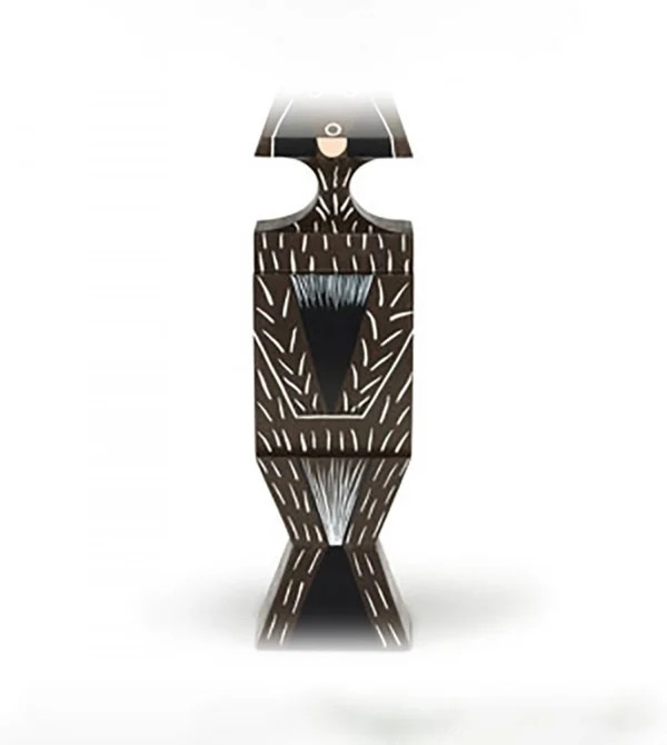 Vitra Poupée En Bois / Wooden Doll Dog 3